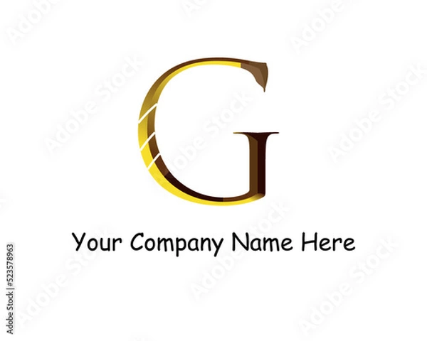 Fototapeta simple and modern logo design concept logo with simple and gradient color template logo for company vector file eps 10
