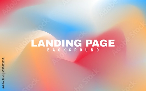 Fototapeta Trendy  fluid gradient colorful background. Futuristic design background for wallpaper, banner, cover, flyer, presentation, poster, advertising, landing page and etc.
