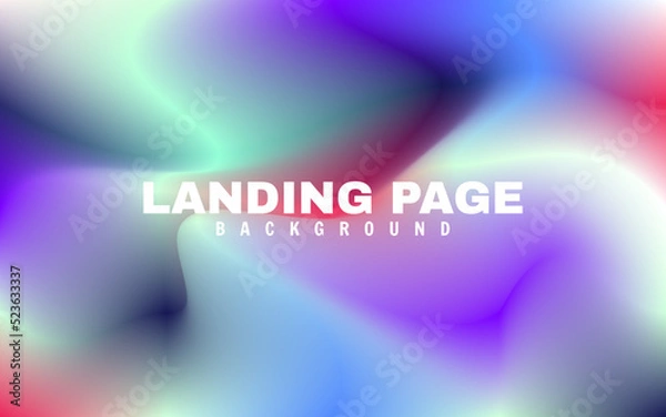 Fototapeta Trendy  fluid gradient colorful background. Futuristic design background for wallpaper, banner, cover, flyer, presentation, poster, advertising, landing page and etc.
