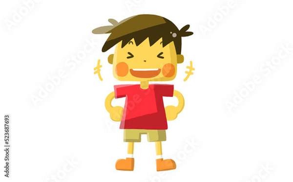 Fototapeta 踊る男の子