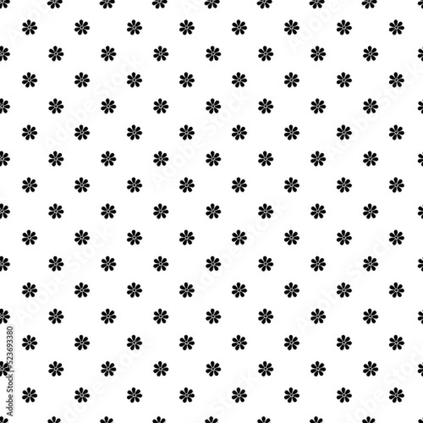 Fototapeta Geometric flower pattern seamless. seamless pattern. Design for fabric, curtain, background, carpet, wallpaper, clothing, wrapping, Batik, fabric,Vector illustration.