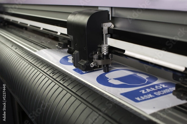 Fototapeta ploter tnący