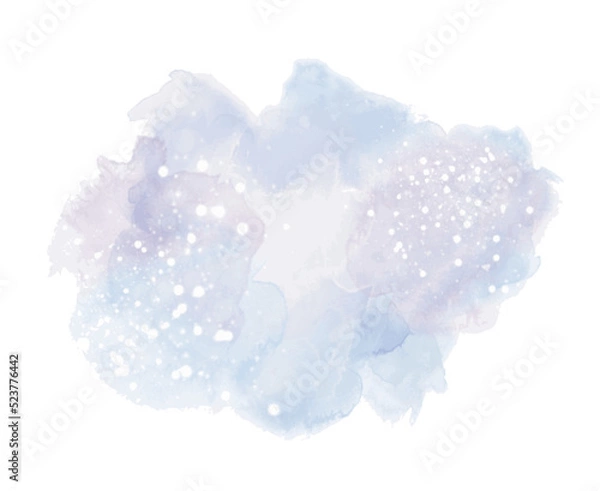 Obraz Watercolor background in blue - 3