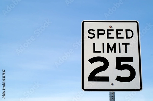 Obraz 25 mph Sign