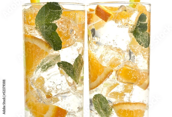 Fototapeta refreshing drinks