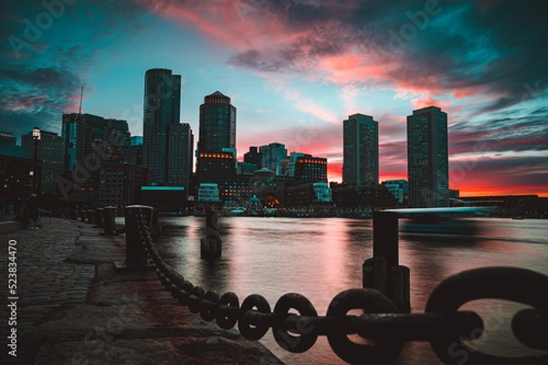 Fototapeta Boston Skyline