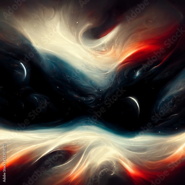 Obraz Space stars abstract bright dark background
