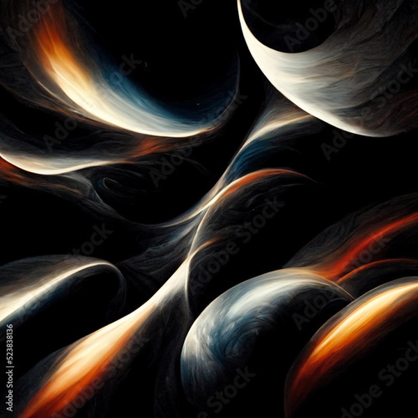 Obraz Space stars abstract bright dark background