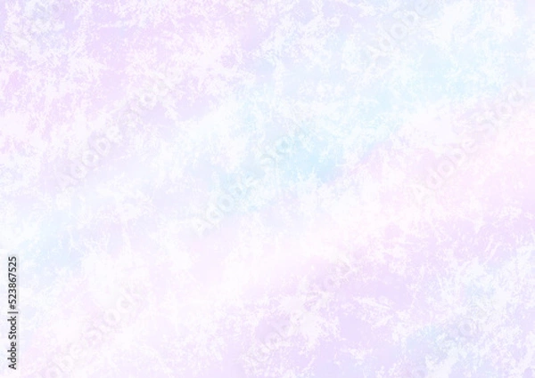 Fototapeta ピンクと水色のグラデーションの冬の背景素材