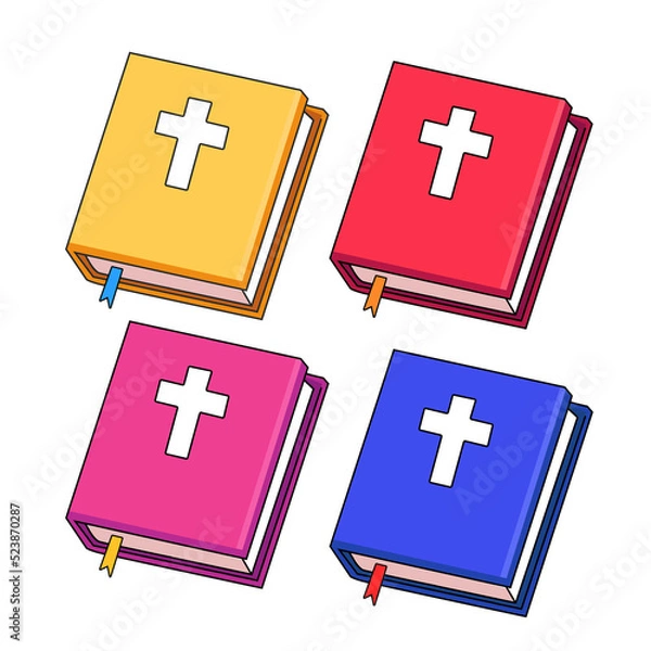 Obraz Bible Illustration Drawing Vector Transparent Color