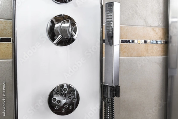 Obraz shower knob regulator