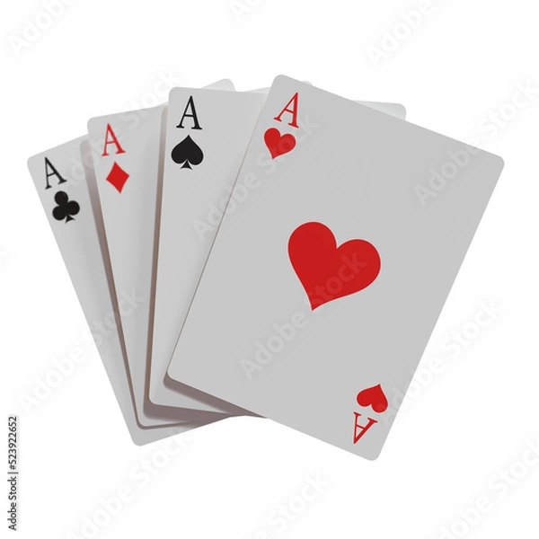 Fototapeta 3D Playing Card Element