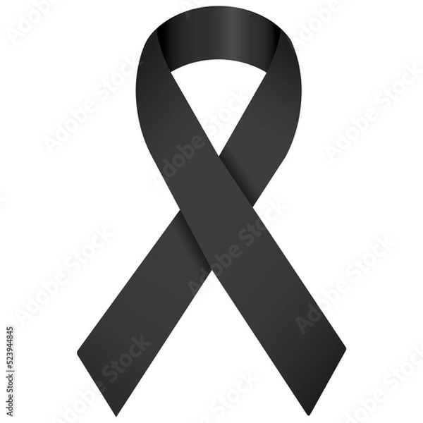 Fototapeta Black ribbon