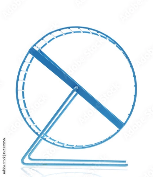 Obraz Blue hamster wheel
