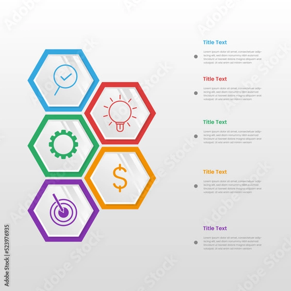 Obraz bussines infographic element for presentation