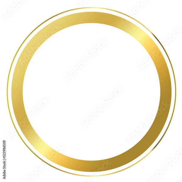 Obraz Abstract shapes in art deco style. ,gold circle