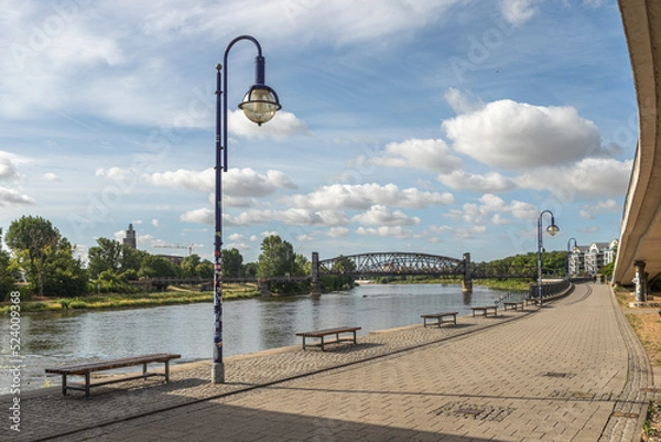 Obraz Deptak nad Łabą