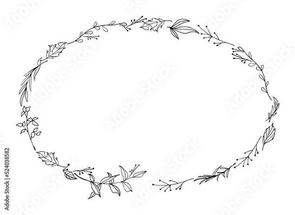 Obraz ボタニカルフレーム