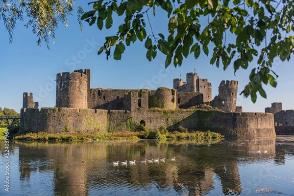 Fototapeta Caerphilly Castle