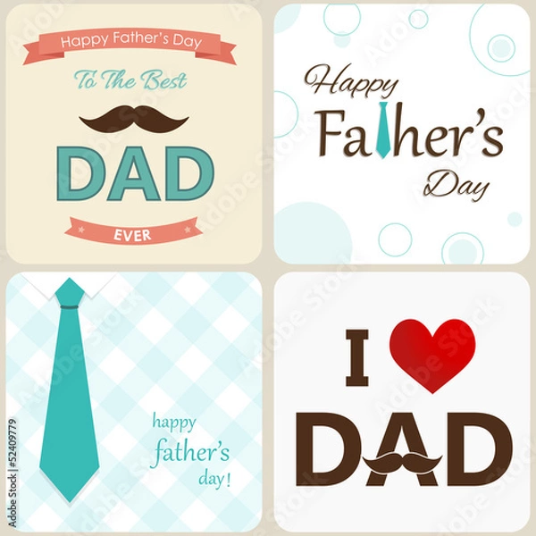 Obraz Father's Day Card 