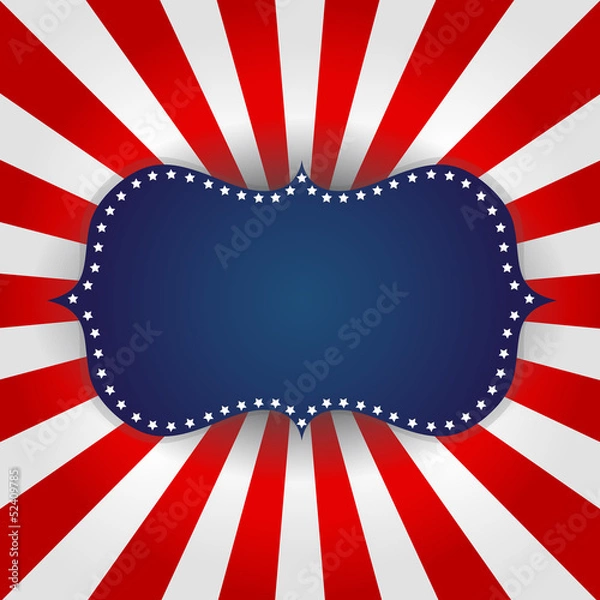 Obraz American flag Design