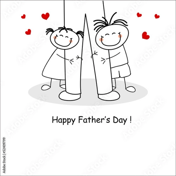 Obraz Father's Day Card 