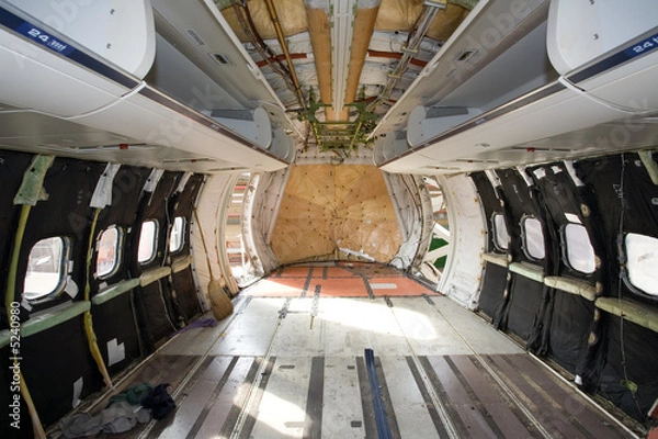 Obraz empty board of the airplane