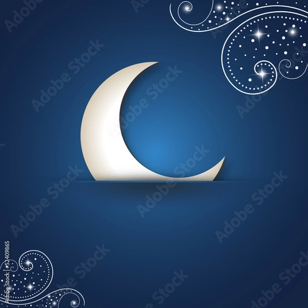 Obraz Twoje nawrócenie na islam jest wdzięczne natychmiast po Ramadanie, Id al-Fitr w Id al-Adha