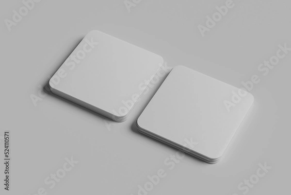 Fototapeta coaster mockup generator