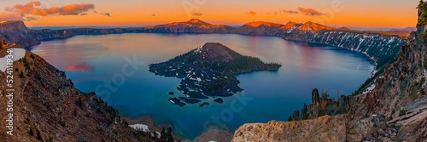 Obraz Twilight at Crater Lake