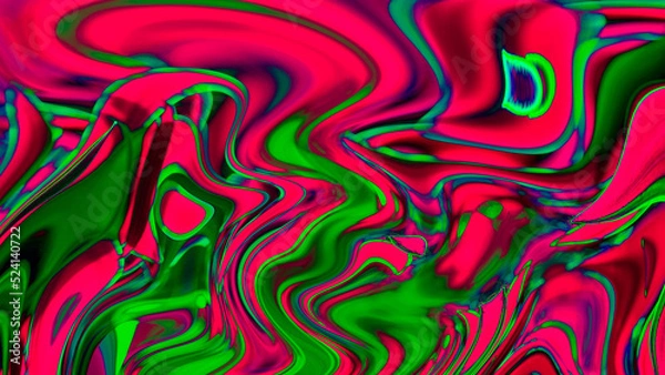 Fototapeta Otherworldly Visions. Extraterrestrial images, illusions, textures, and imaginary patterns.