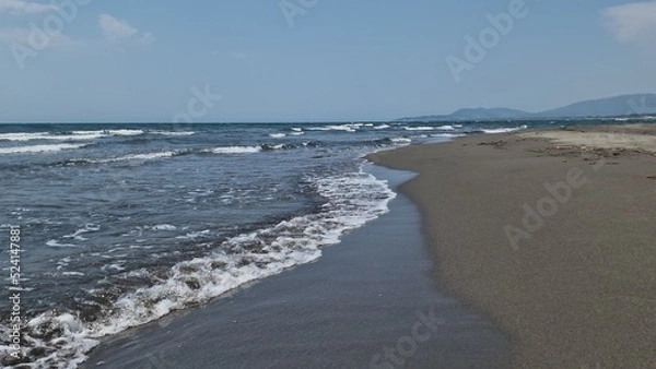 Fototapeta waves on the beach