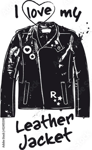 Fototapeta lEATHER jACKET