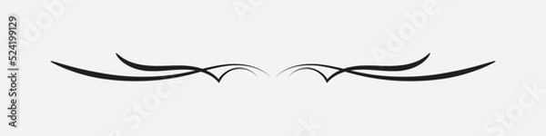 Obraz divider, border, frame or line with vintage style