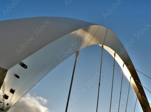 Obraz White arch bridge