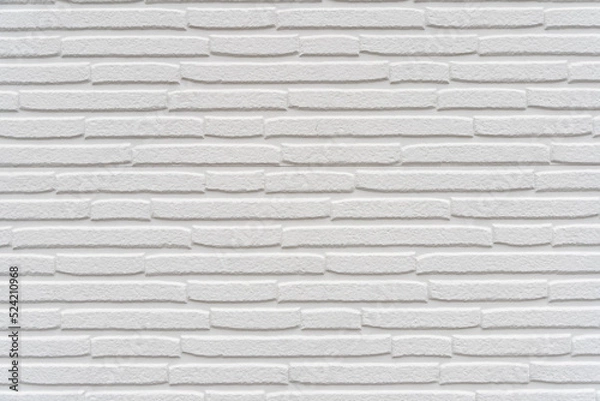 Fototapeta 白いタイルの壁の背景素材