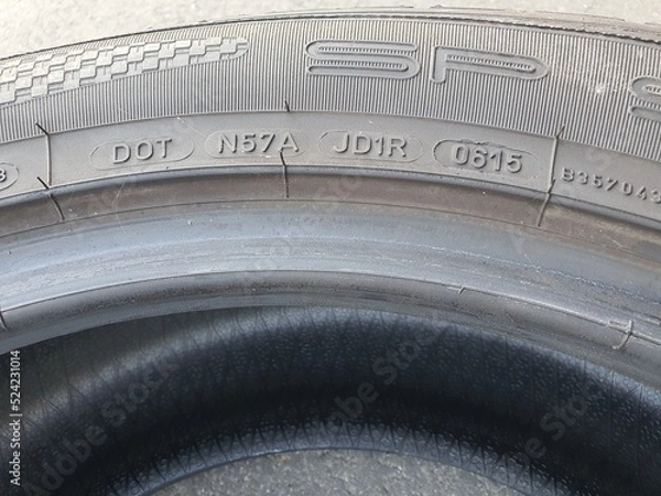 Fototapeta Reifen Flanke