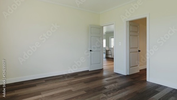 Obraz 3d render of an empty interior. 