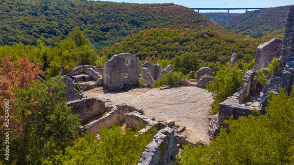 Obraz Dvigrad ruins