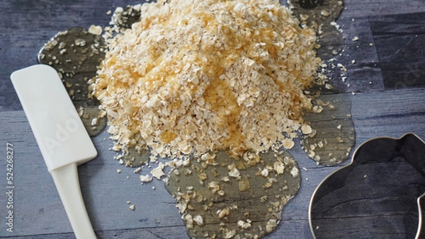 Obraz 蜂蜜がかかったオートミール