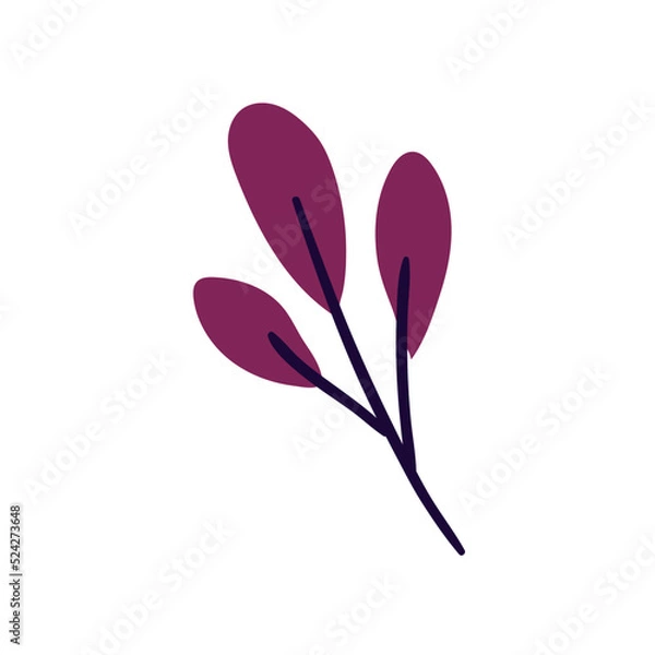 Fototapeta branch leaf icon