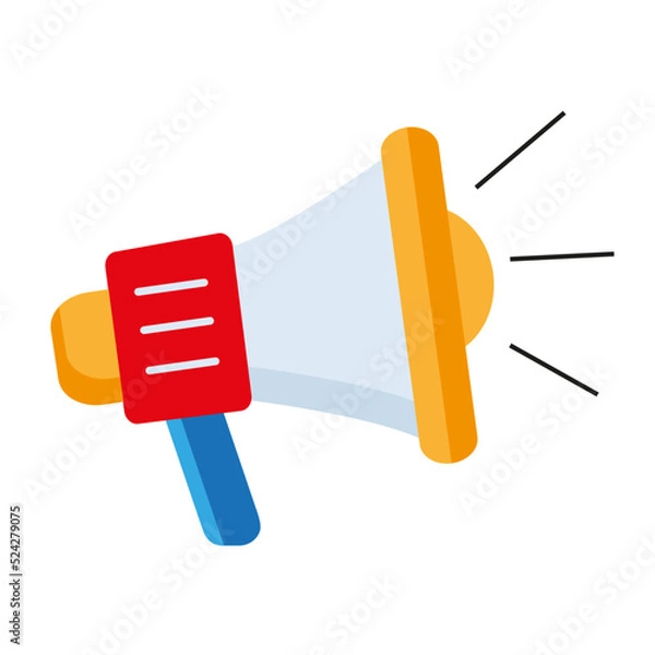 Obraz Dibujo de megáfono 