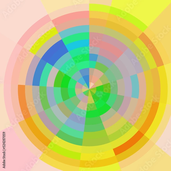 Fototapeta pattern, fashionable, bright background, texture, stained glass, glass fragments, circle, disk, mosaic, window, turkish style, summer, color, squares, blocks, pixels, stripes, graphic, geometric, 