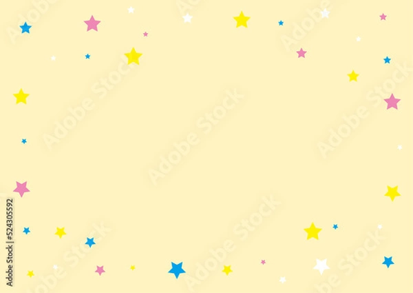 Obraz 星を散りばめた背景イラスト