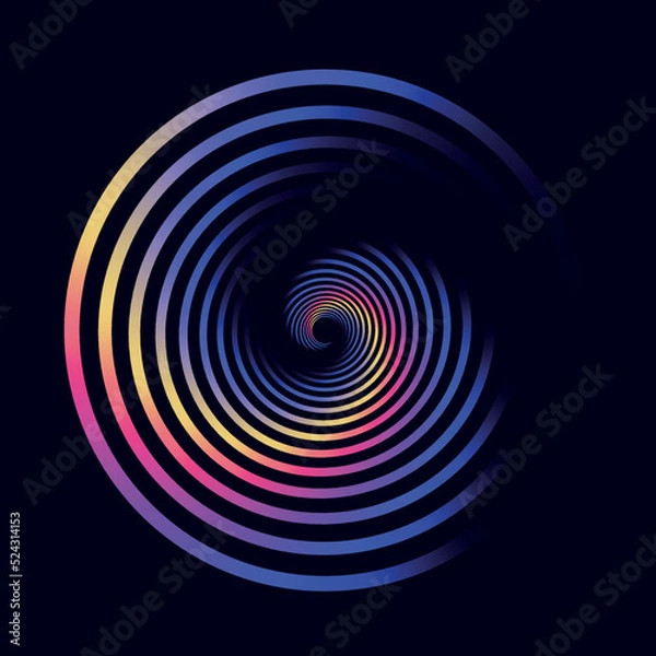 Fototapeta Vector Abstract Line Design Background