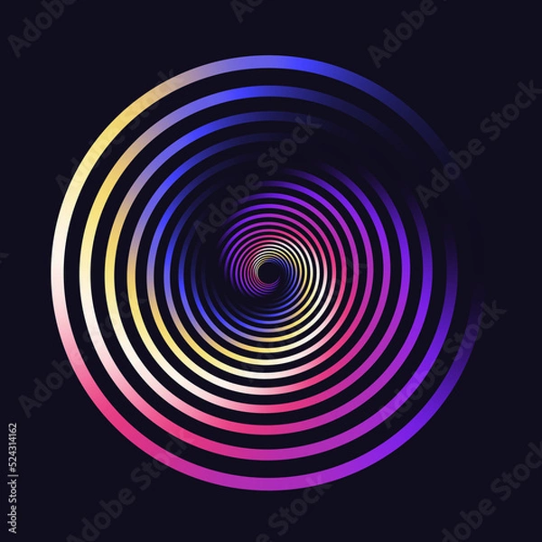 Fototapeta Vector Abstract Line Design Background