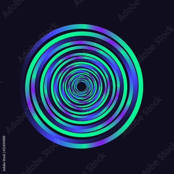 Fototapeta Vector Abstract Spiral Design Background