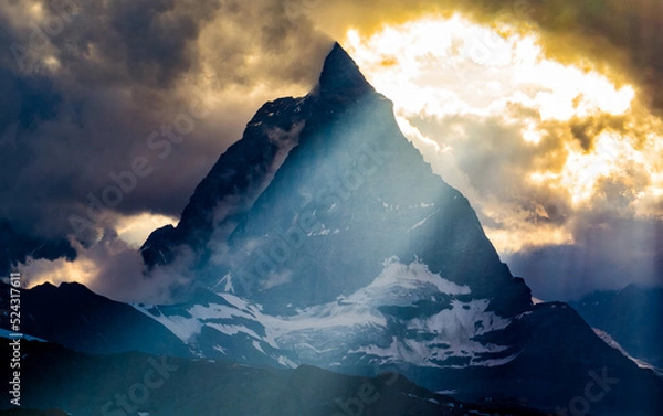 Obraz Mountain just before storm