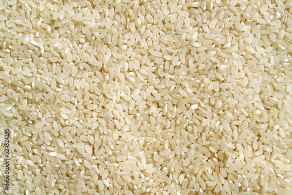 Fototapeta Background, texture, white rice.