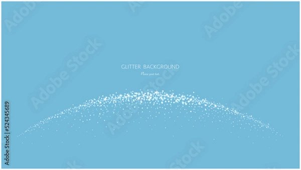 Obraz キラキラ輝く魔法の粉-手描きの背景素材